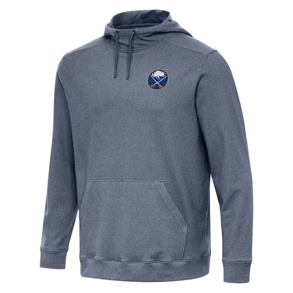 Buffalo Sabres Antigua Cloud Pullover Hoodie - Heather Navy Hoodies