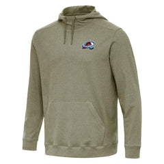 Colorado Avalanche Antigua Cloud Pullover Hoodie - Olive Hoodies
