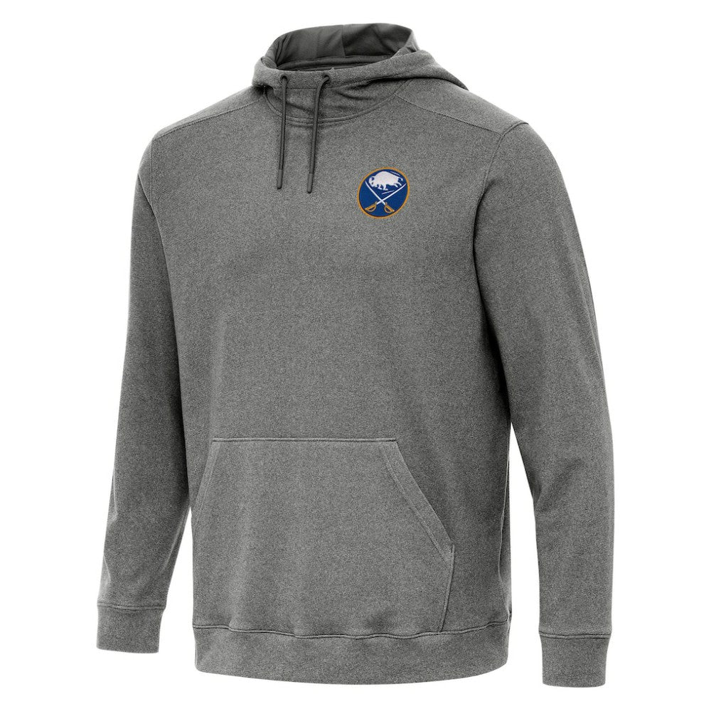 Buffalo Sabres Antigua Cloud Pullover Hoodie - Heather Black Hoodies