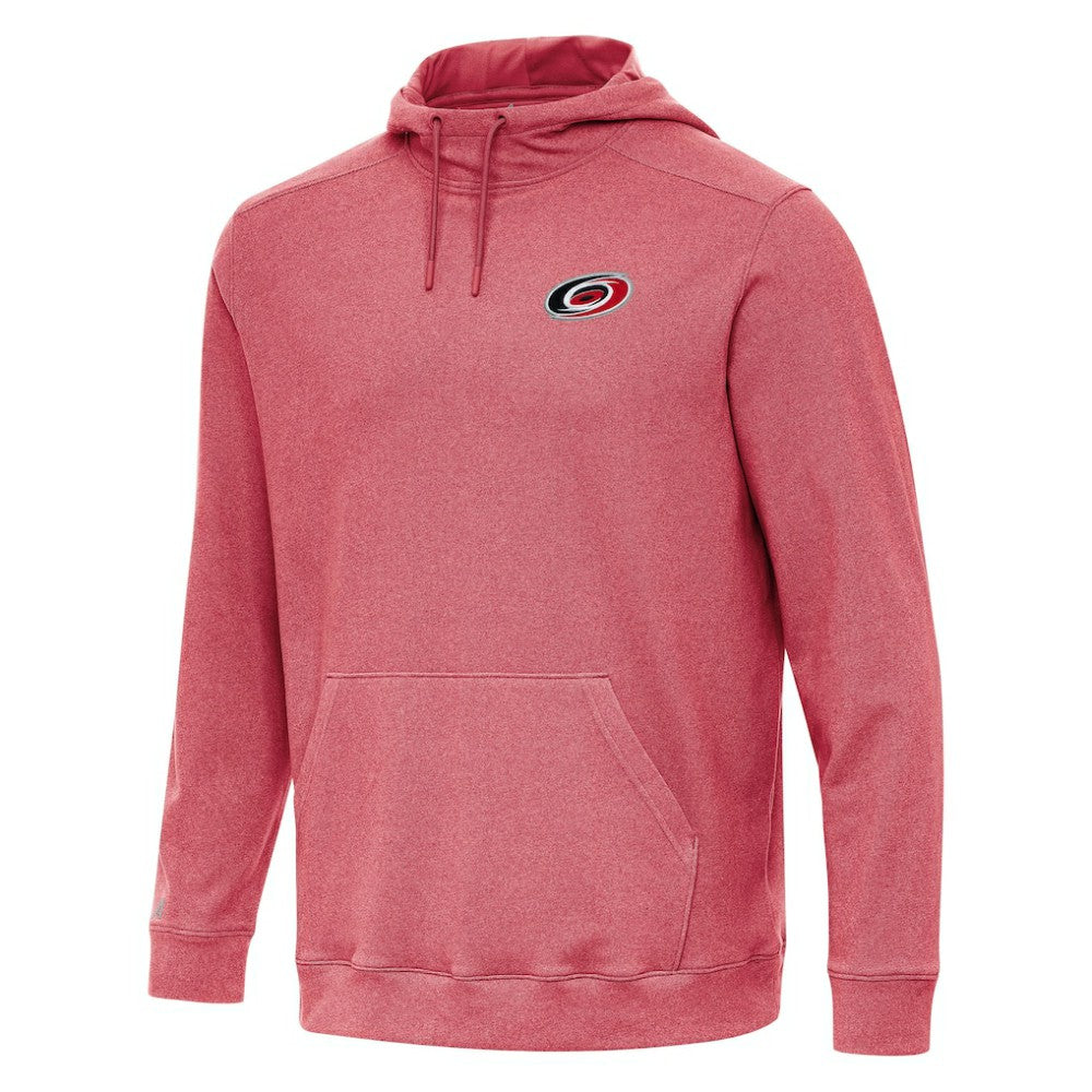 Carolina Hurricanes Antigua Cloud Pullover Hoodie - Heather Red Hoodies