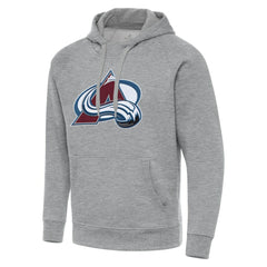 Colorado Avalanche Antigua Big & Tall Victory Pullover Hoodie - Heather Gray Hoodies