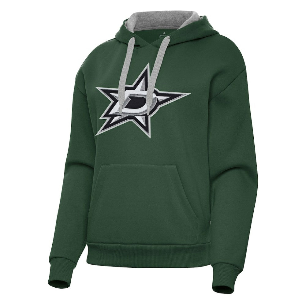 Dallas Stars Antigua Women's Victory Pullover Hoodie - Hunter Green Hoodies