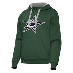 Dallas Stars Antigua Women's Victory Pullover Hoodie - Hunter Green Hoodies