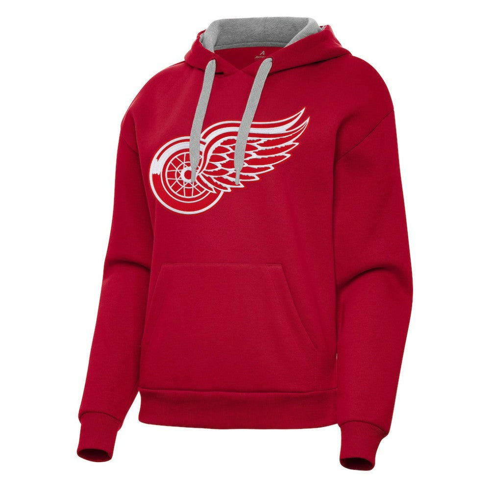 Detroit Red Wings Antigua Women's Victory Pullover Hoodie - Red Hoodies