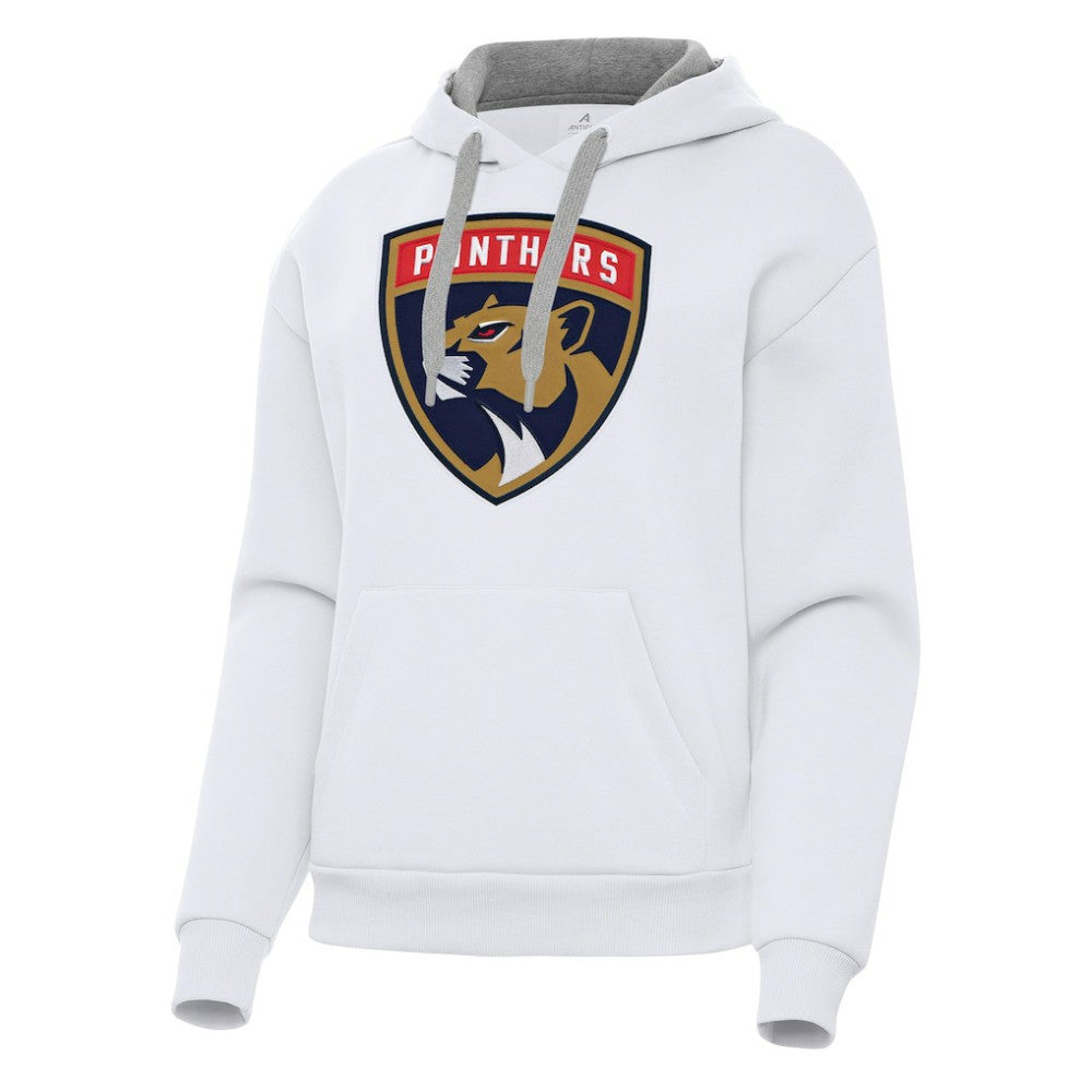 Florida Panthers Antigua Women's Victory Pullover Hoodie - White Hoodies