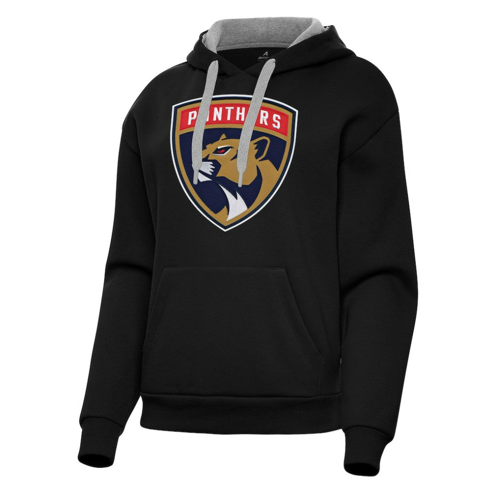 Florida Panthers Antigua Women's Victory Pullover Hoodie - Black Hoodies