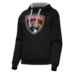 Florida Panthers Antigua Women's Victory Pullover Hoodie - Black Hoodies