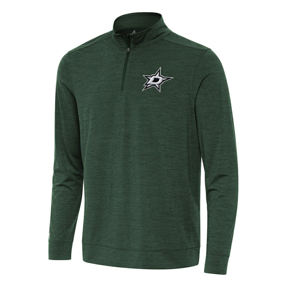 Dallas Stars Antigua Bright Quarter-Zip Top - Hunter Green Tops