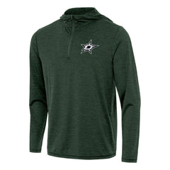 Dallas Stars Antigua Tidy Quarter-Zip Hoodie - Hunter Green Hoodies