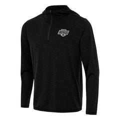 Los Angeles Kings Antigua Tidy Quarter-Zip Hoodie - Heather Black Hoodies