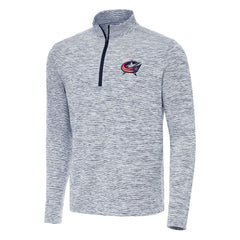 Columbus Blue Jackets Antigua Cause Quarter-Zip Top - Navy Jackets
