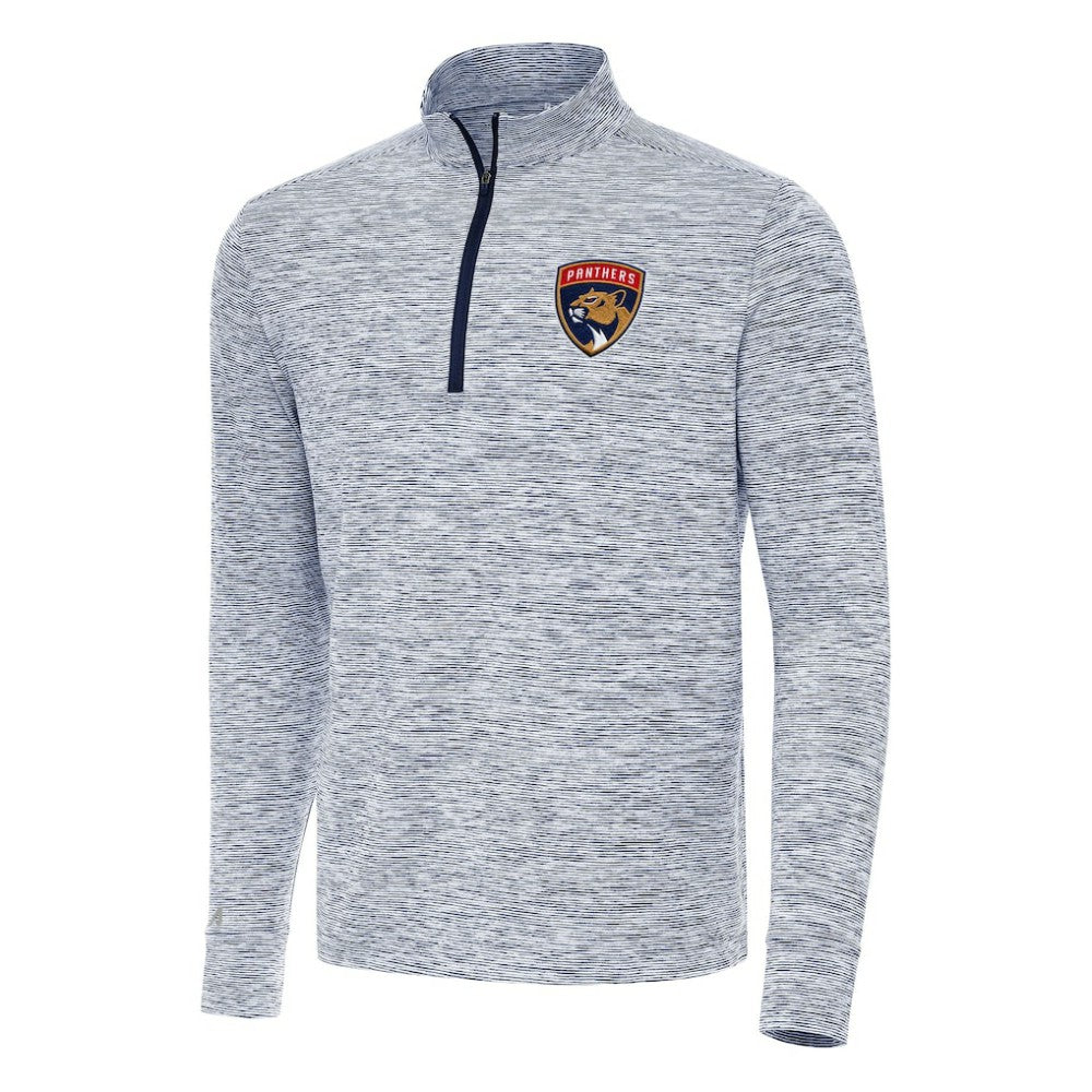 Florida Panthers Antigua Cause Quarter-Zip Top - Navy Tops