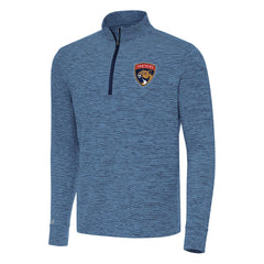 Florida Panthers Antigua Cause Quarter-Zip Top - Heather Navy Tops