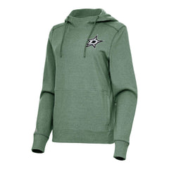 Dallas Stars Antigua Women's Justice Pullover Hoodie - Hunter Green Hoodies