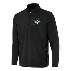Dallas Stars Antigua Perilous Quarter-Zip Sweatshirt - Black Sweatshirts