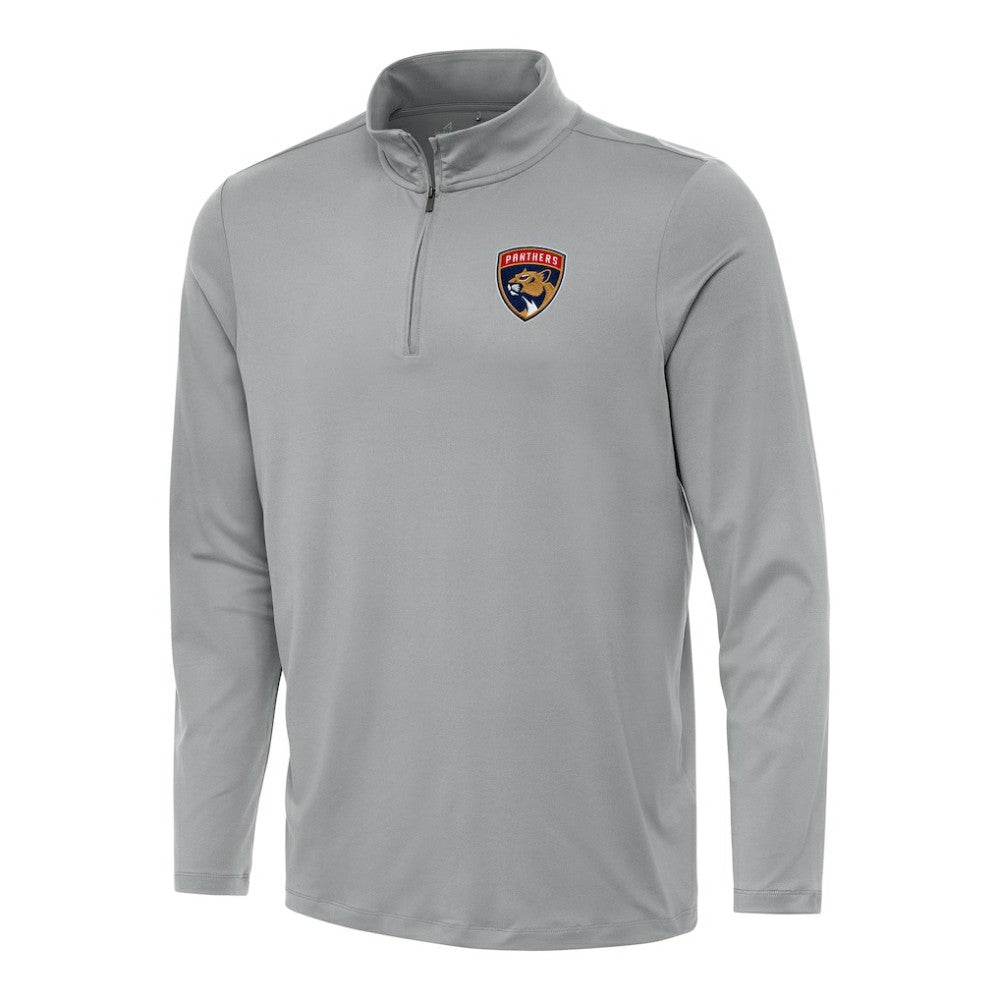 Florida Panthers Antigua Reprocess Quarter-Zip Top - Gray Tops