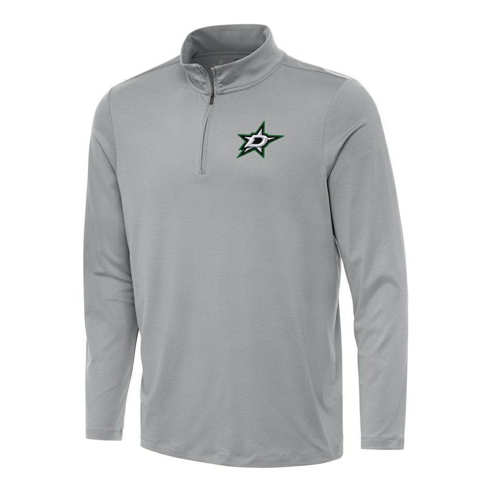 Dallas Stars Antigua Reprocess Quarter-Zip Top - Gray Tops