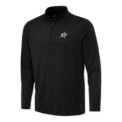 Dallas Stars Antigua Reprocess Quarter-Zip Top - Black Tops