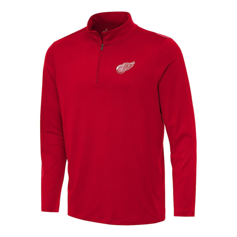 Detroit Red Wings Antigua Reprocess Quarter-Zip Top - Red Tops