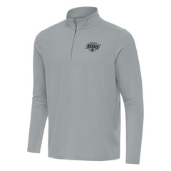 Los Angeles Kings Antigua Intent Quarter-Zip Top - Gray Tops