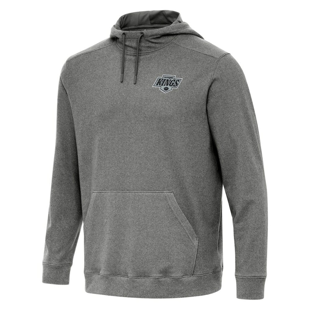 Los Angeles Kings Antigua Cloud Pullover Hoodie - Heather Black Hoodies