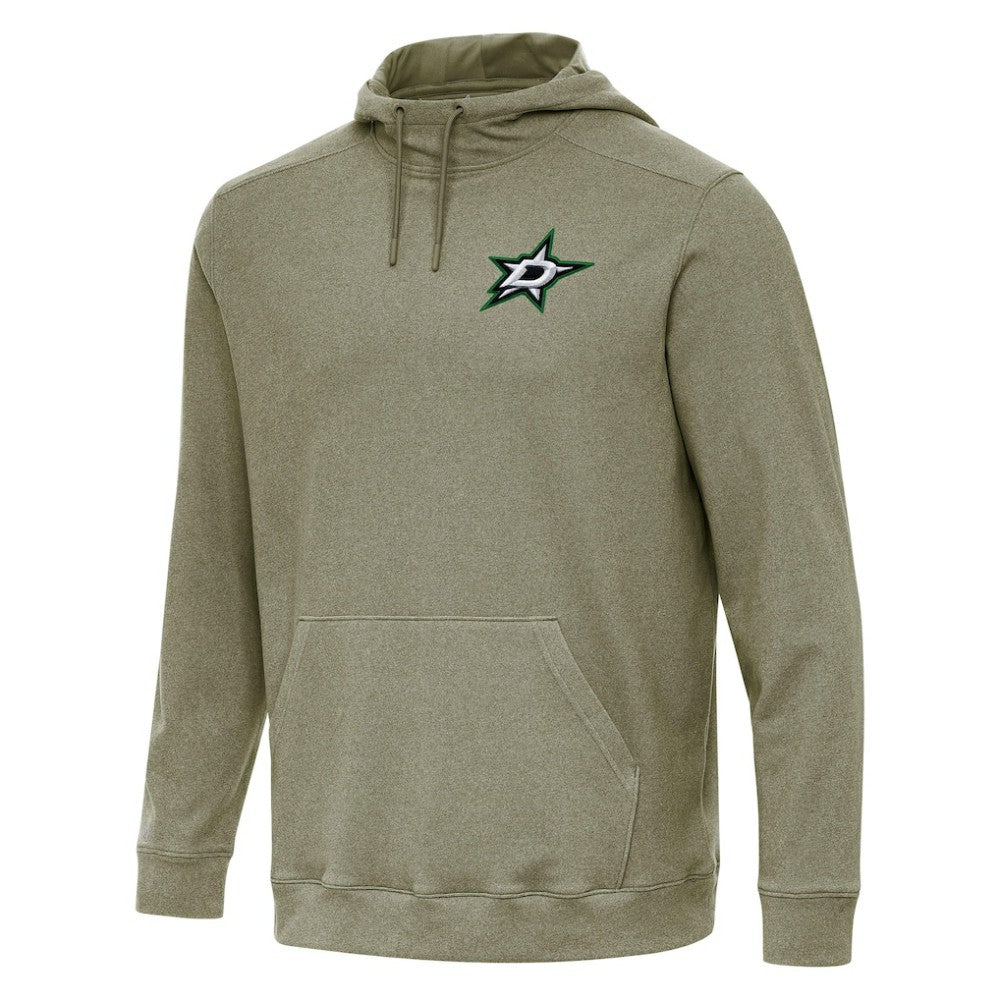 Dallas Stars Antigua Cloud Pullover Hoodie - Olive Hoodies