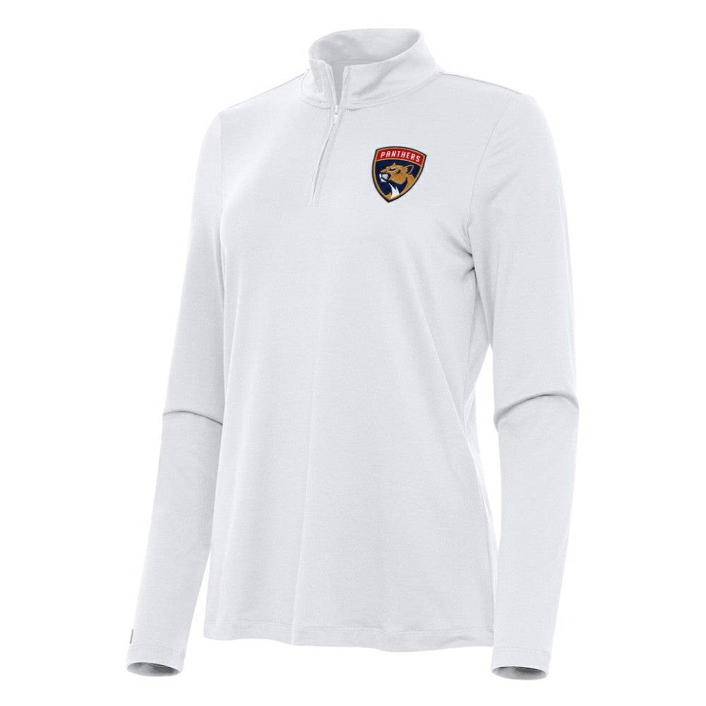 Florida Panthers Antigua Women's Reprocess Quarter-Zip Top - White Tops
