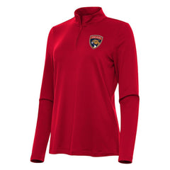 Florida Panthers Antigua Women's Reprocess Quarter-Zip Top - Red Tops