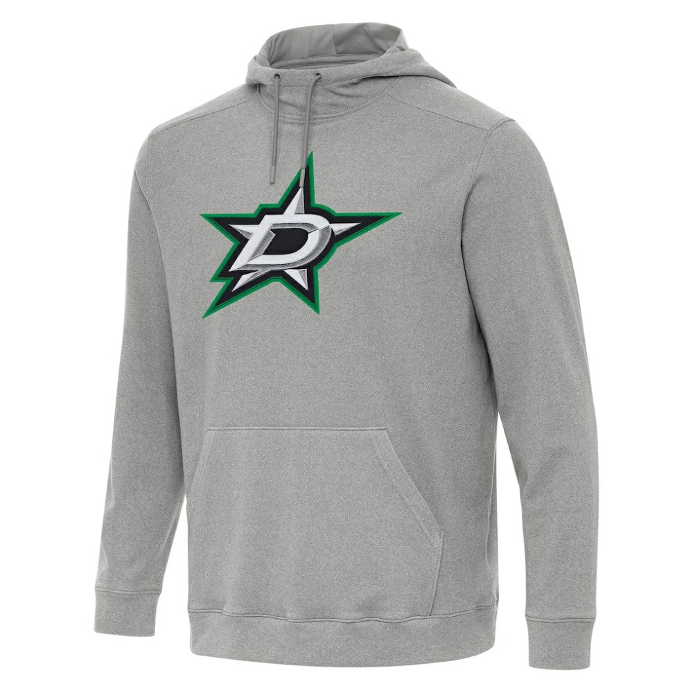 Dallas Stars Antigua Cloud Pullover Hoodie - Heather Gray Hoodies