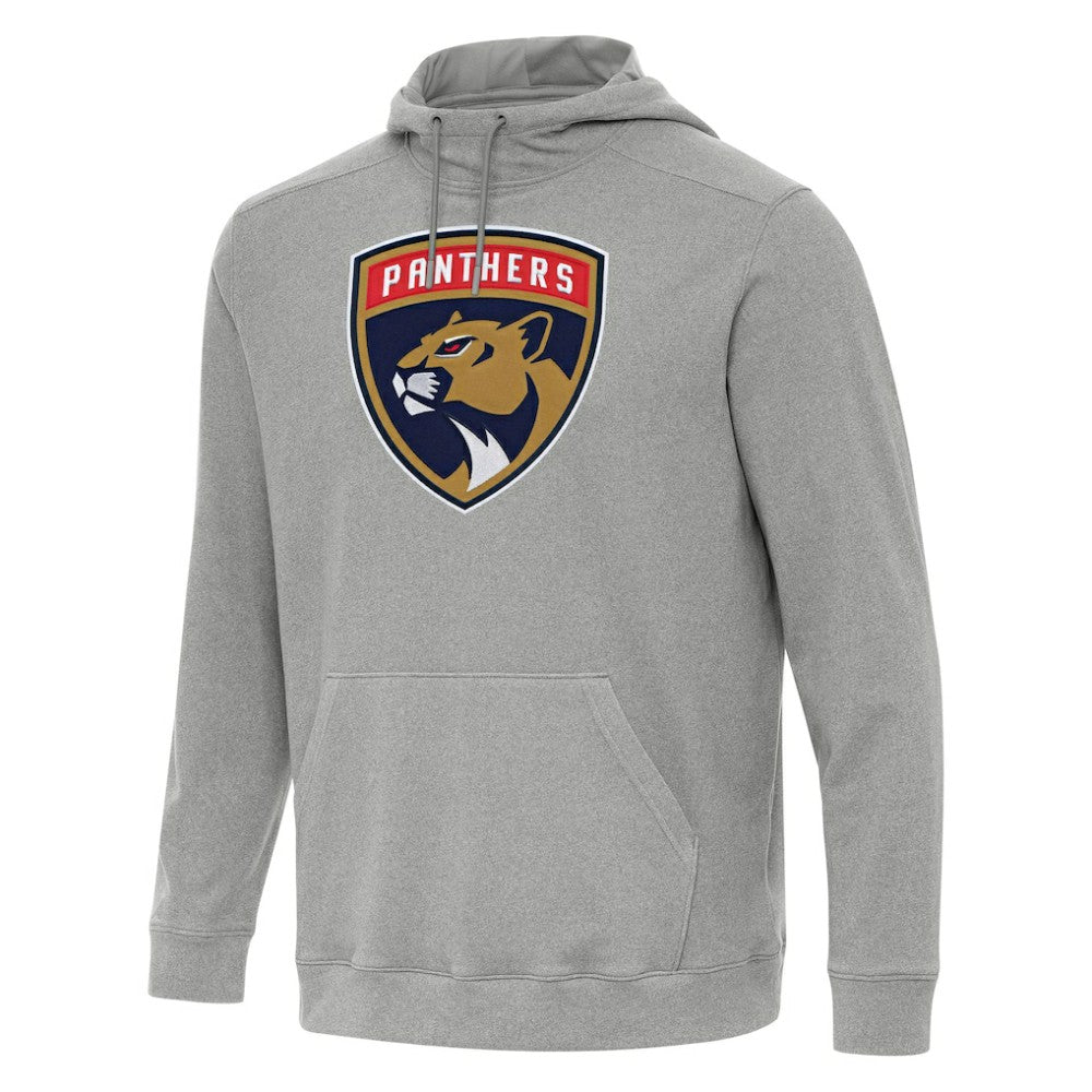 Florida Panthers Antigua Cloud Pullover Hoodie - Heather Gray Hoodies