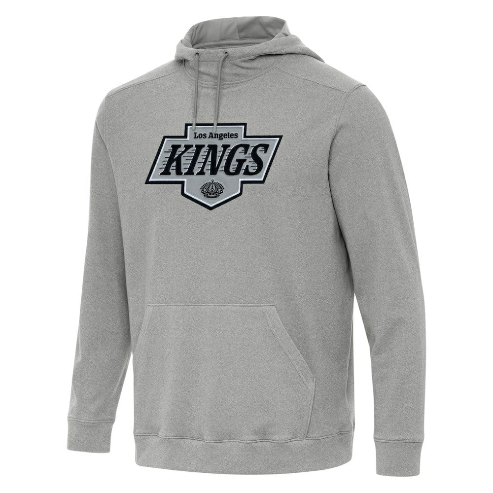 Los Angeles Kings Antigua Cloud Pullover Hoodie - Heather Gray Hoodies