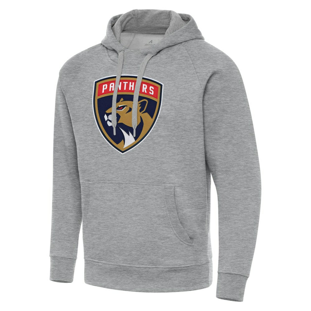 Florida Panthers Antigua Big & Tall Victory Pullover Hoodie - Heather Gray Hoodies