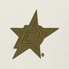 Dallas Stars Antigua Intrepid Sand Raglan Long Sleeve Hoodie T-Shirt - Cream/Olive T-shirts