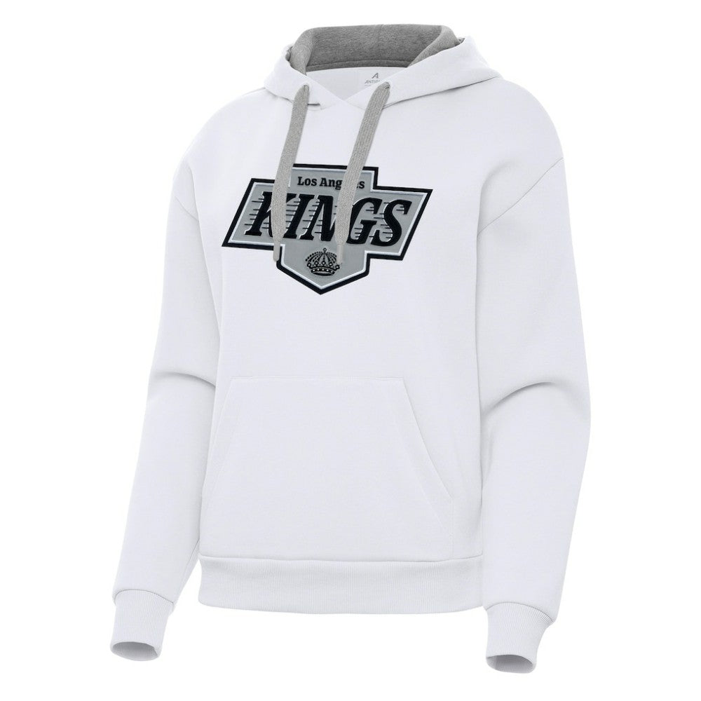 Los Angeles Kings Antigua Women's Victory Pullover Hoodie - White Hoodies