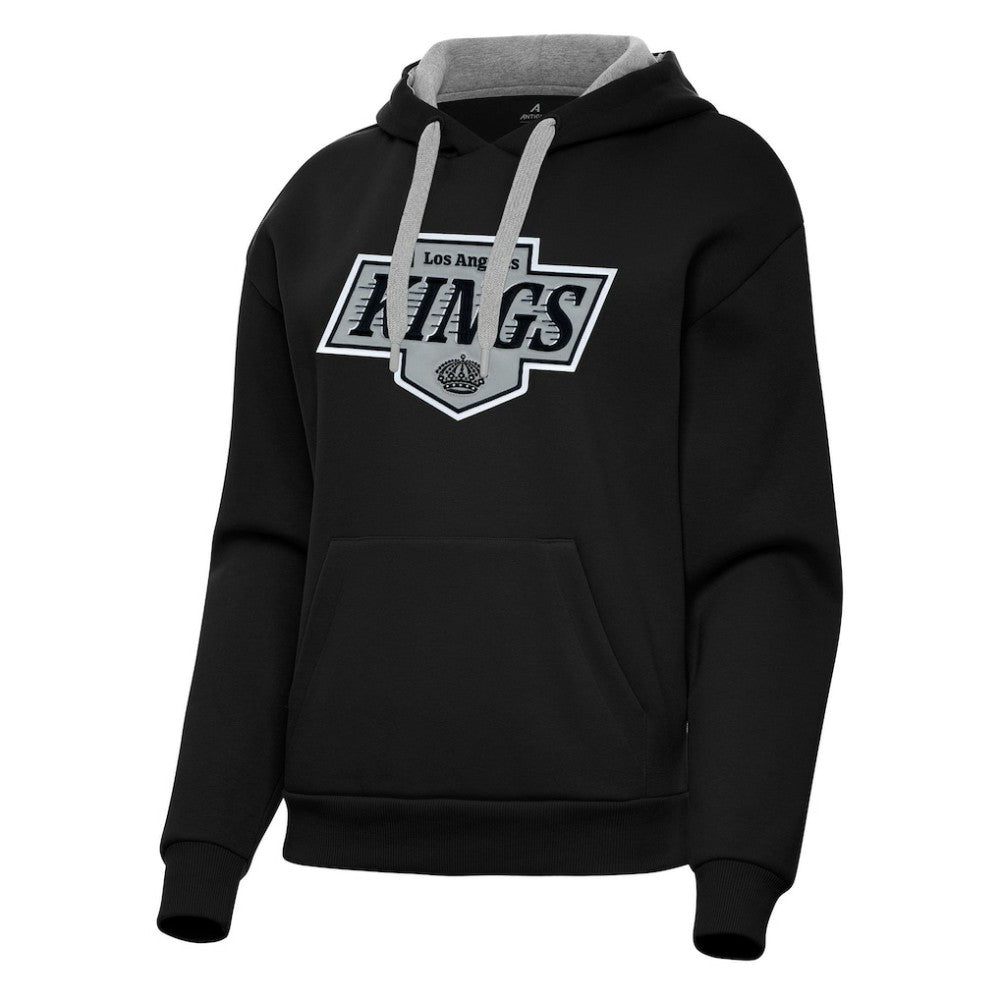 Los Angeles Kings Antigua Women's Victory Pullover Hoodie - Black Hoodies