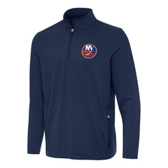 New York Islanders Antigua Perilous Quarter-Zip Sweatshirt - Navy Sweatshirts
