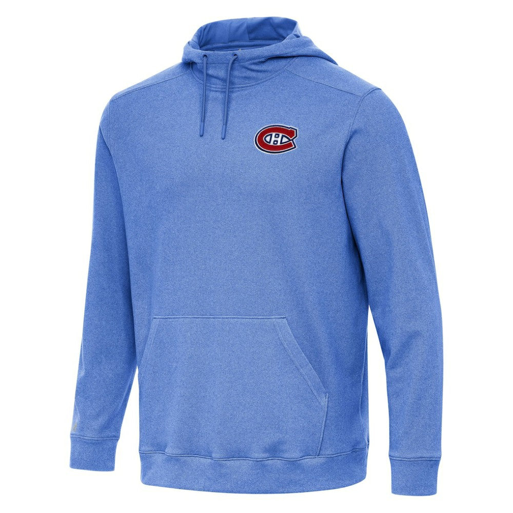 Montreal Canadiens Antigua Cloud Pullover Hoodie - Heather Royal Hoodies