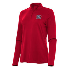 Montreal Canadiens Antigua Women's Reprocess Quarter-Zip Top - Red Tops