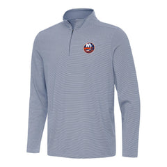 New York Islanders Antigua Twine Quarter-Zip Top - Navy Tops