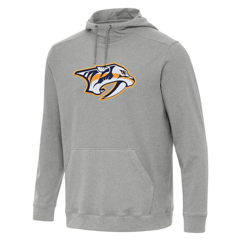 Nashville Predators Antigua Cloud Pullover Hoodie - Heather Gray Hoodies