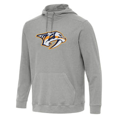 Nashville Predators Antigua Cloud Pullover Hoodie - Heather Gray Hoodies
