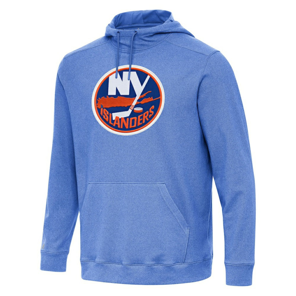 New York Islanders Antigua Cloud Pullover Hoodie - Heather Royal Hoodies