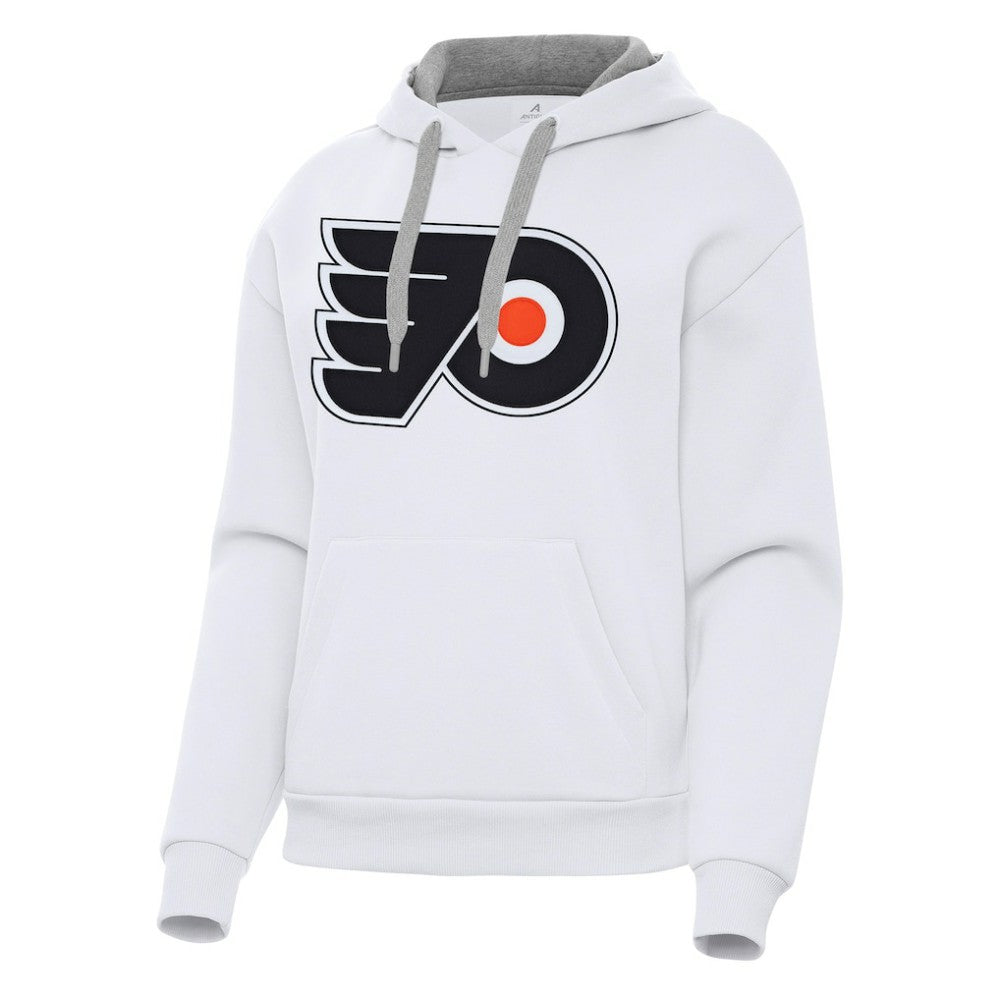 Philadelphia Flyers Antigua Women's Victory Pullover Hoodie - White Hoodies