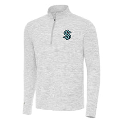 Seattle Kraken Antigua Cause Quarter-Zip Top - Gray Tops