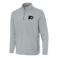 Philadelphia Flyers Antigua Perilous Quarter-Zip Sweatshirt - Gray Sweatshirts