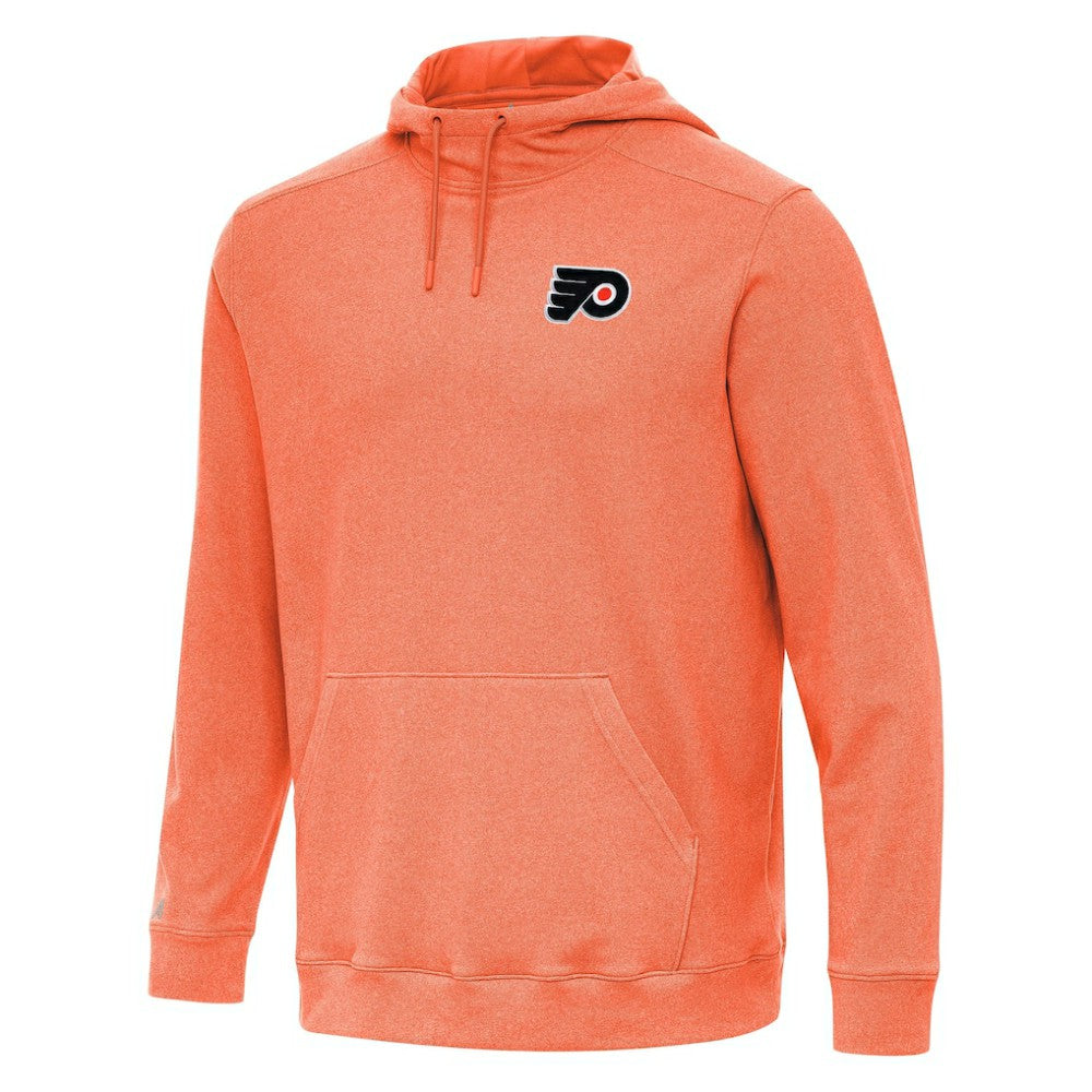 Philadelphia Flyers Antigua Cloud Pullover Hoodie - Heather Orange Hoodies