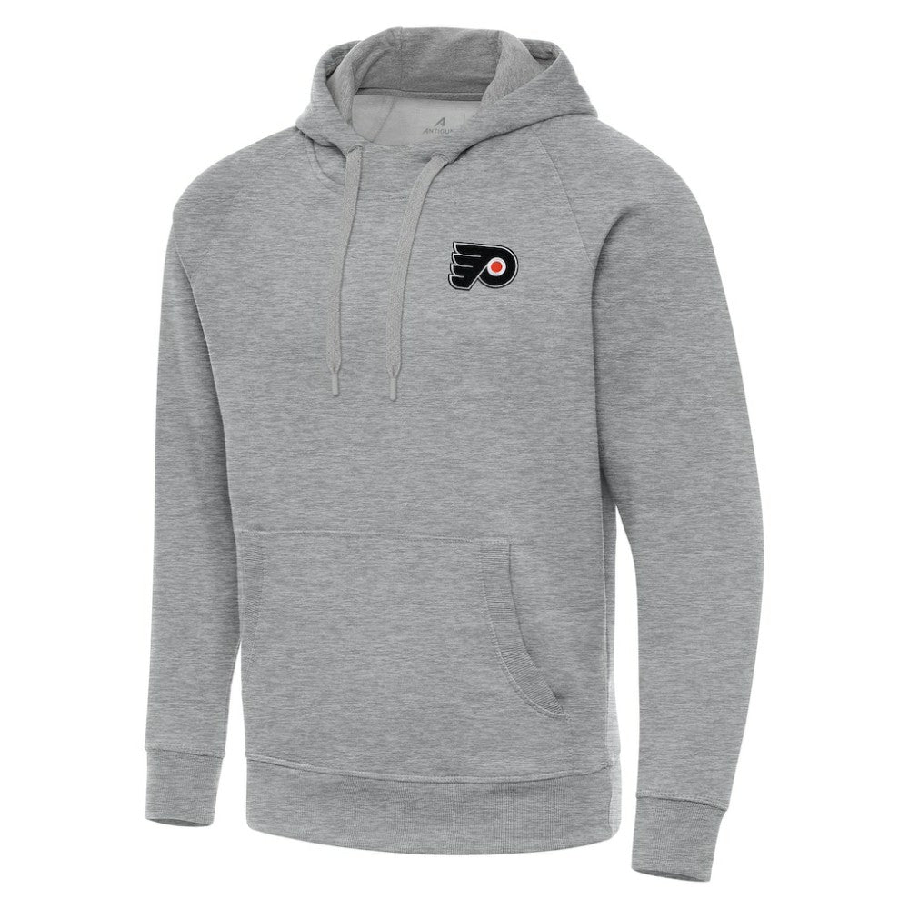 Philadelphia Flyers Antigua Big & Tall Victory Pullover Hoodie - Heather Gray Hoodies