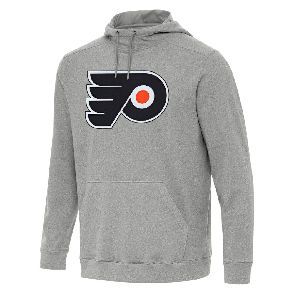 Philadelphia Flyers Antigua Cloud Pullover Hoodie - Heather Gray Hoodies