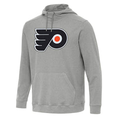 Philadelphia Flyers Antigua Cloud Pullover Hoodie - Heather Gray Hoodies