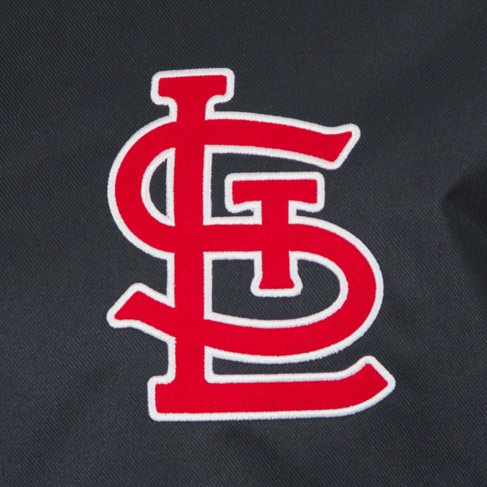 St. Louis Cardinals JH Design Youth Reversible Fleece Full-Snap Hoodie Jacket Black